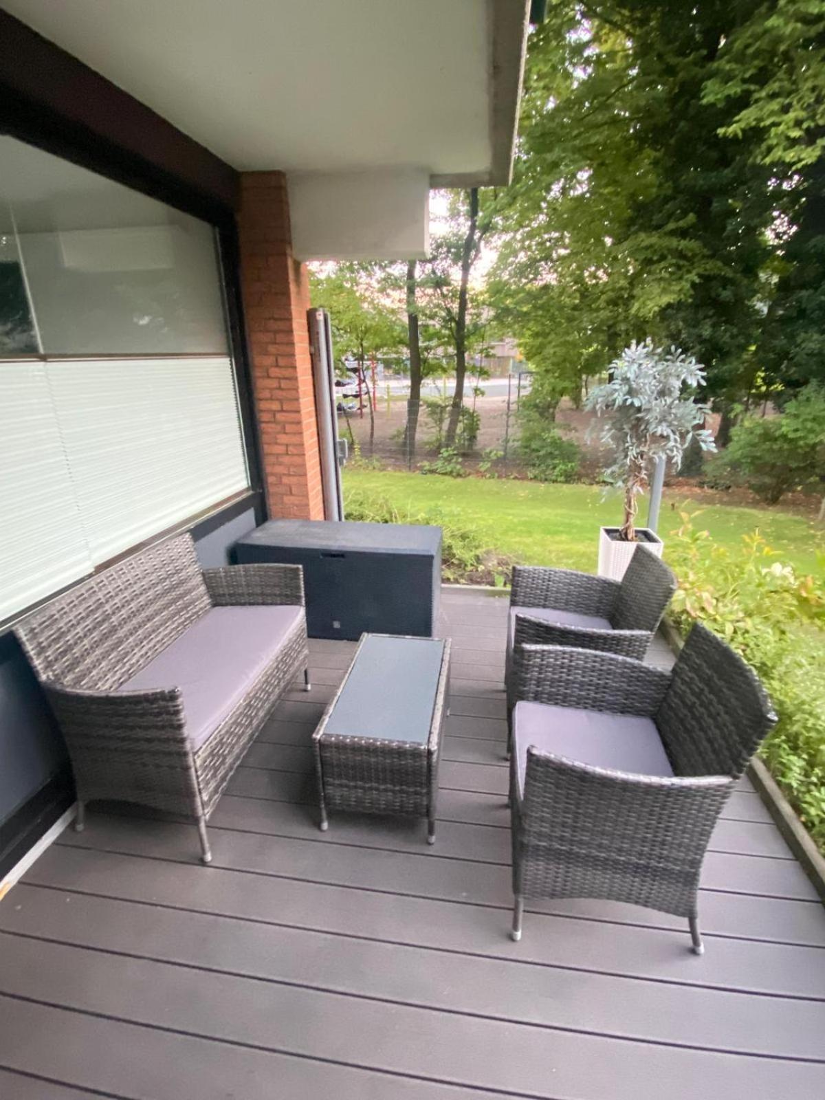 Moderne 2-Zimmer-Wohnung Mit Garten ฮันโนเวอร์ ภายนอก รูปภาพ